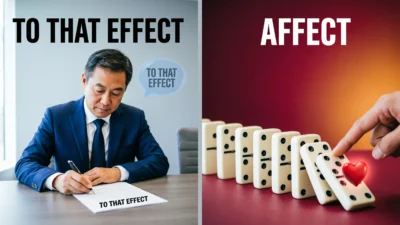 To That Effect vs To That Affect