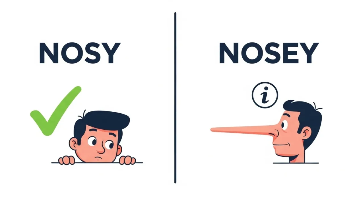 Nosey vs Nosy