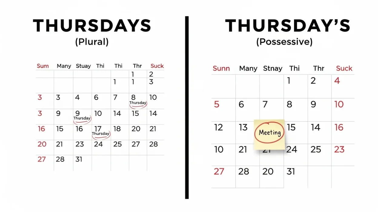 Thursdays vs Thursday’s