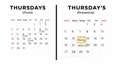 Thursdays vs Thursday’s