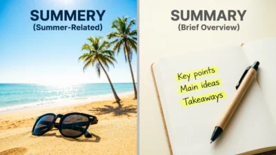Summery vs Summary