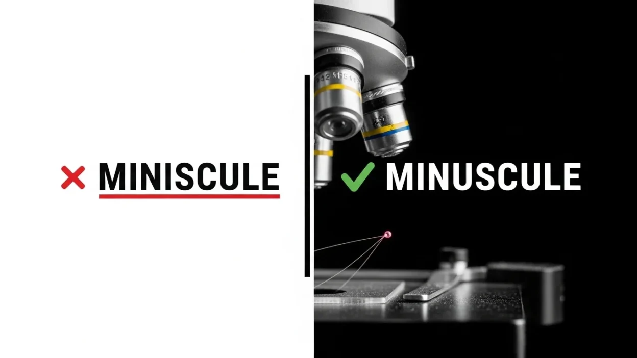 Minuscule vs Miniscule