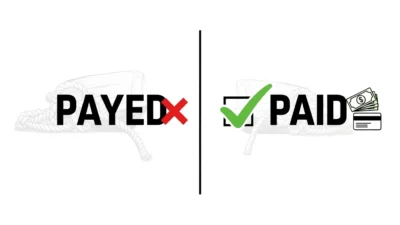 Paid vs Payed
