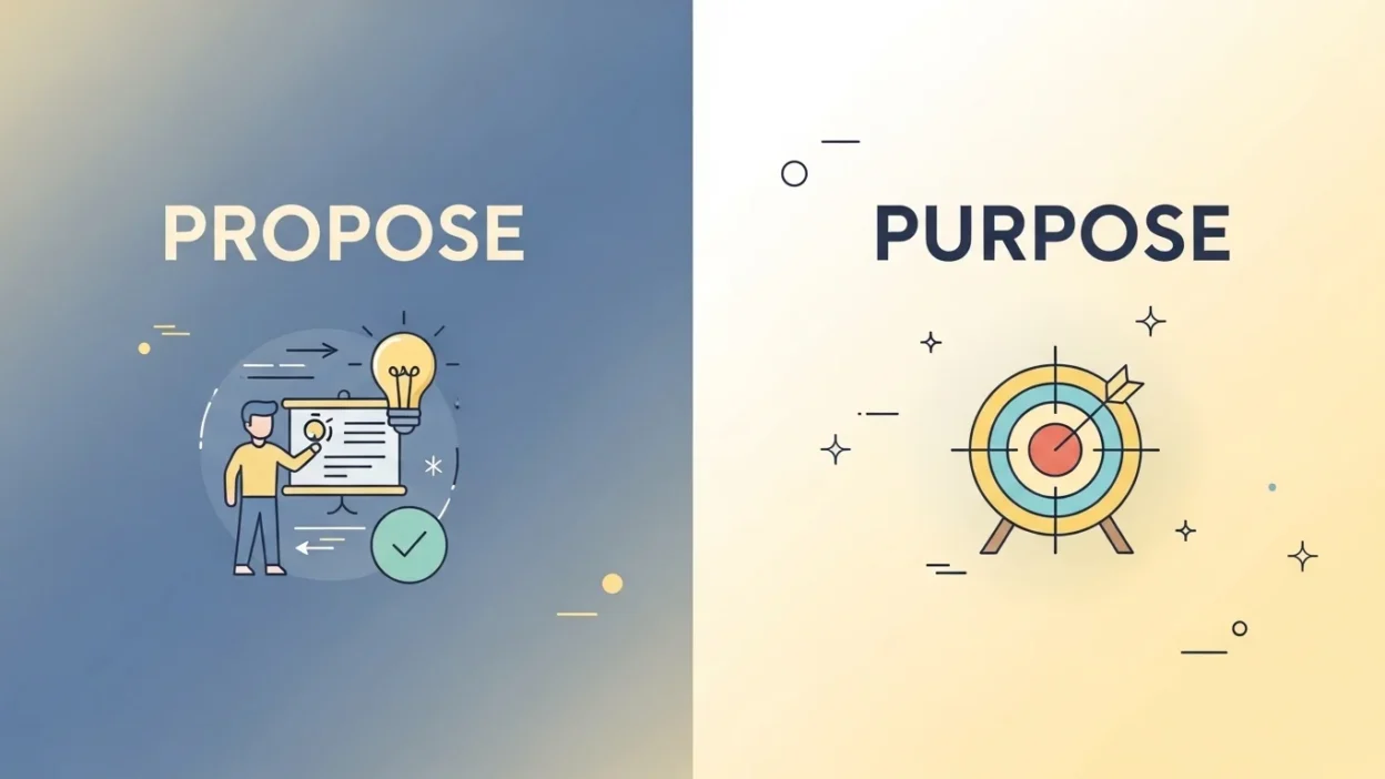 Propose or Purpose