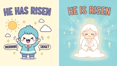 He Is Risen or He Has Risen