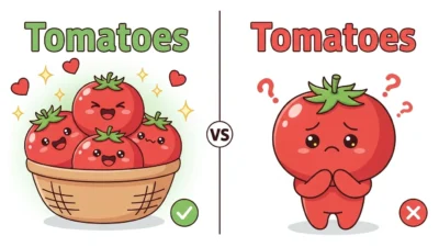 Tomatoes vs Tomatos