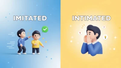 Imitated vs Intimated