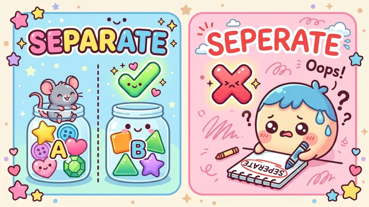 Separate vs Seperate
