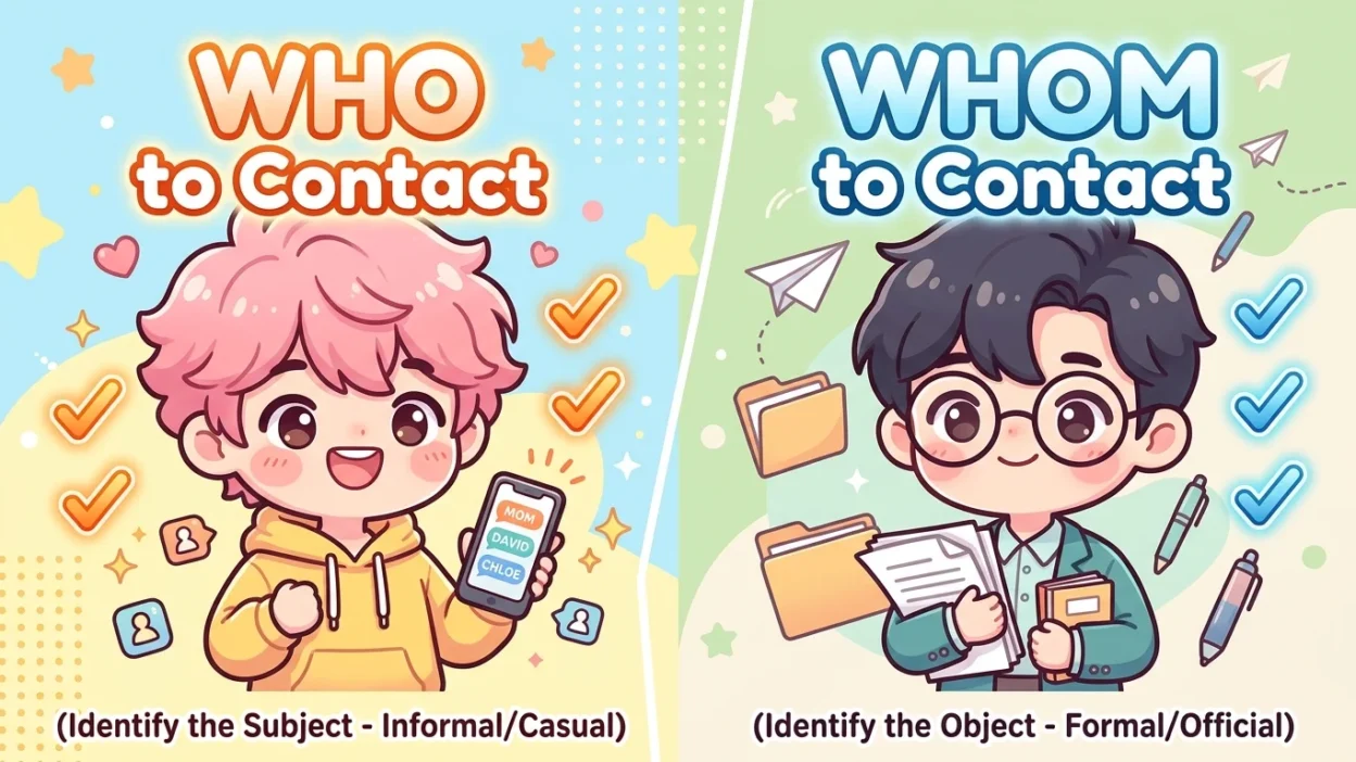 Who to Contact or Whom to Contact