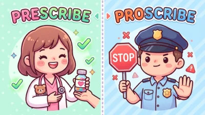 Prescribe vs Proscribe