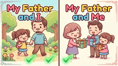My Father and I or My Father and Me