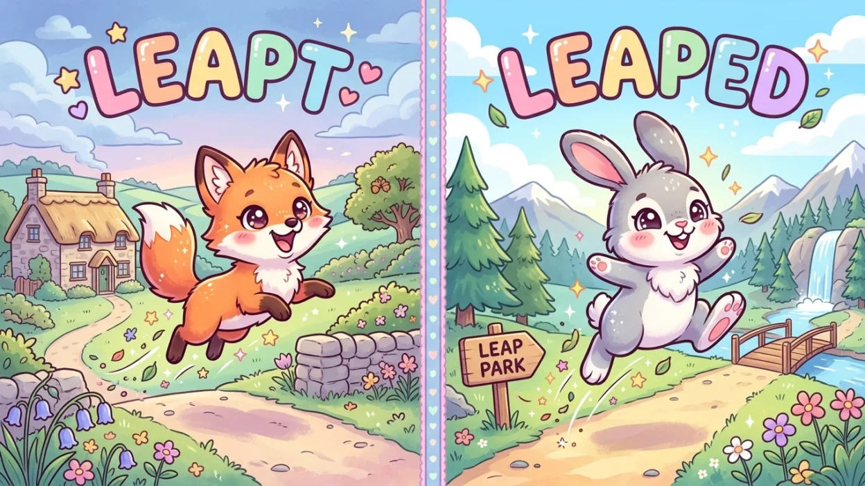 Leapt or Leaped