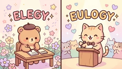 Elegy vs Eulogy