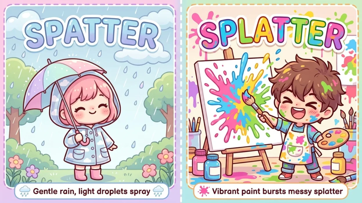 Spatter or Splatter