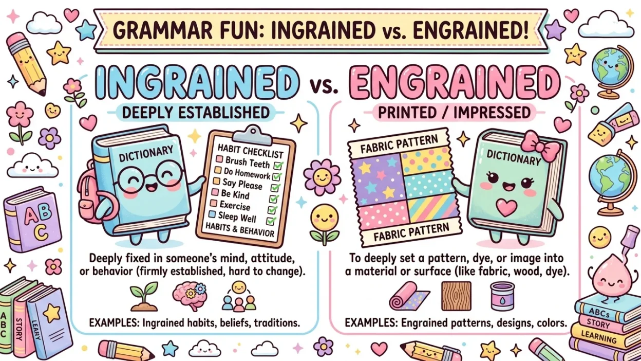 Ingrained or Engrained