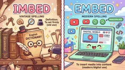 Imbed vs Embed