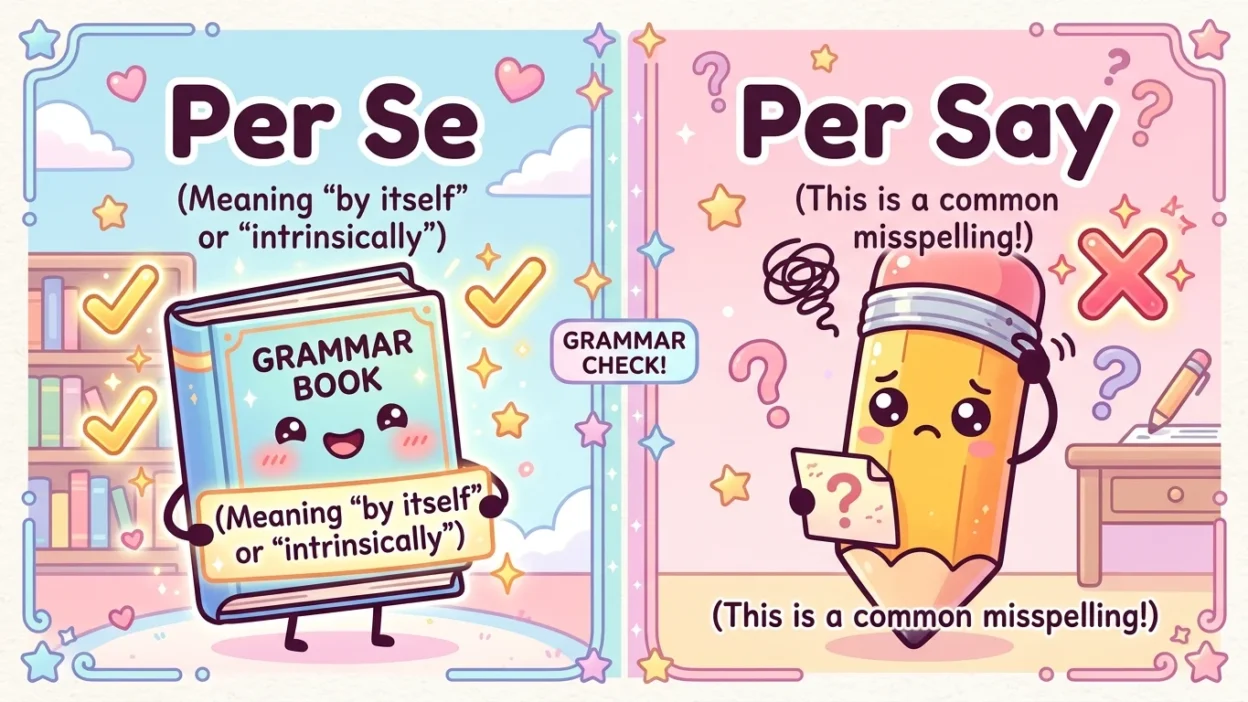 Per Se or Per Say