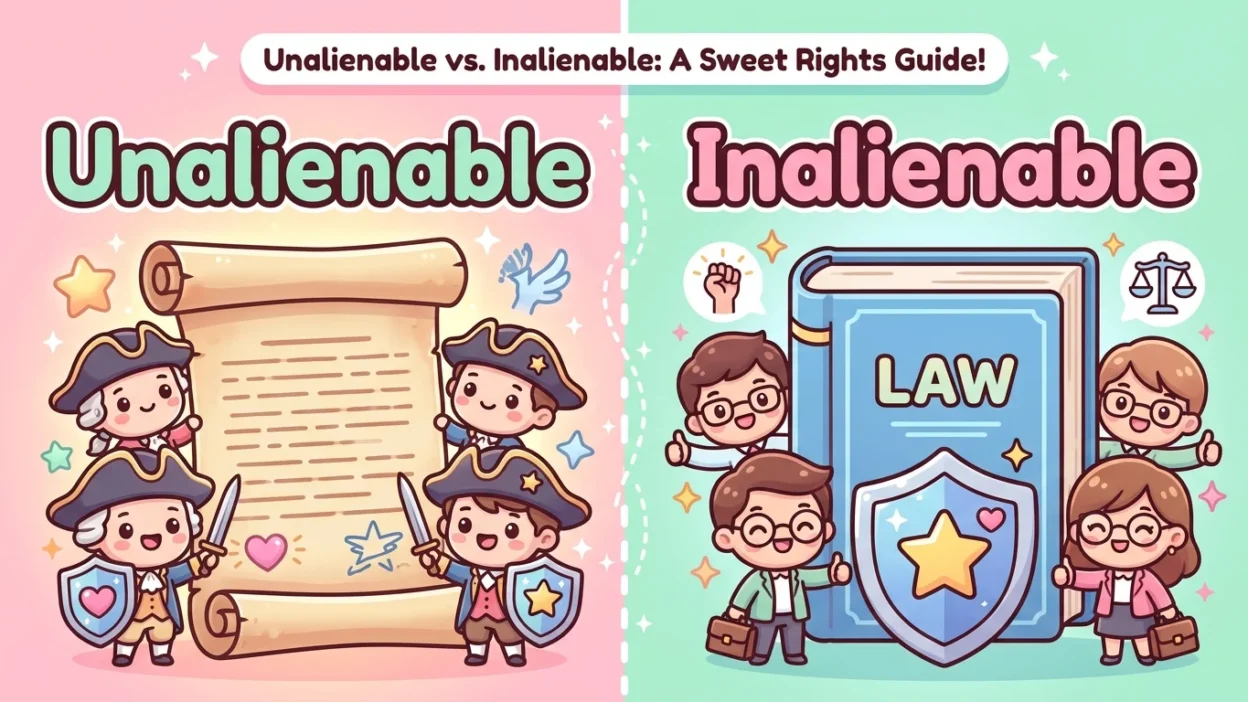 Unalienable vs Inalienable