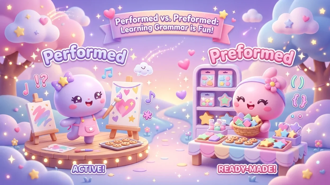 Performed vs Preformed