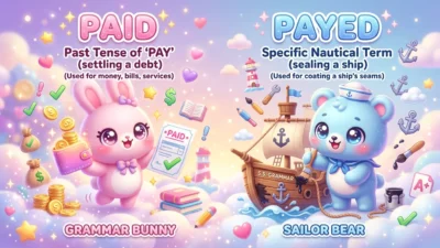 Paid vs Payed