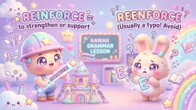 Reinforce vs Reenforce