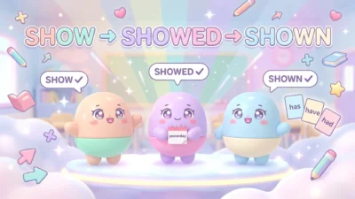 Shown vs Showed