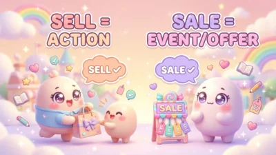 Sell vs Sale