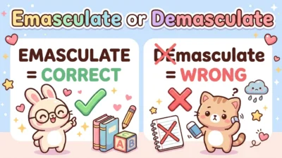 Emasculate or Demasculate