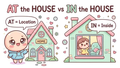 At the House vs In the House