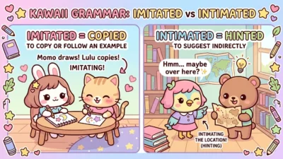 Imitated vs Intimated