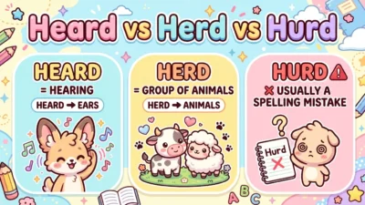 Heard vs Herd vs Hurd